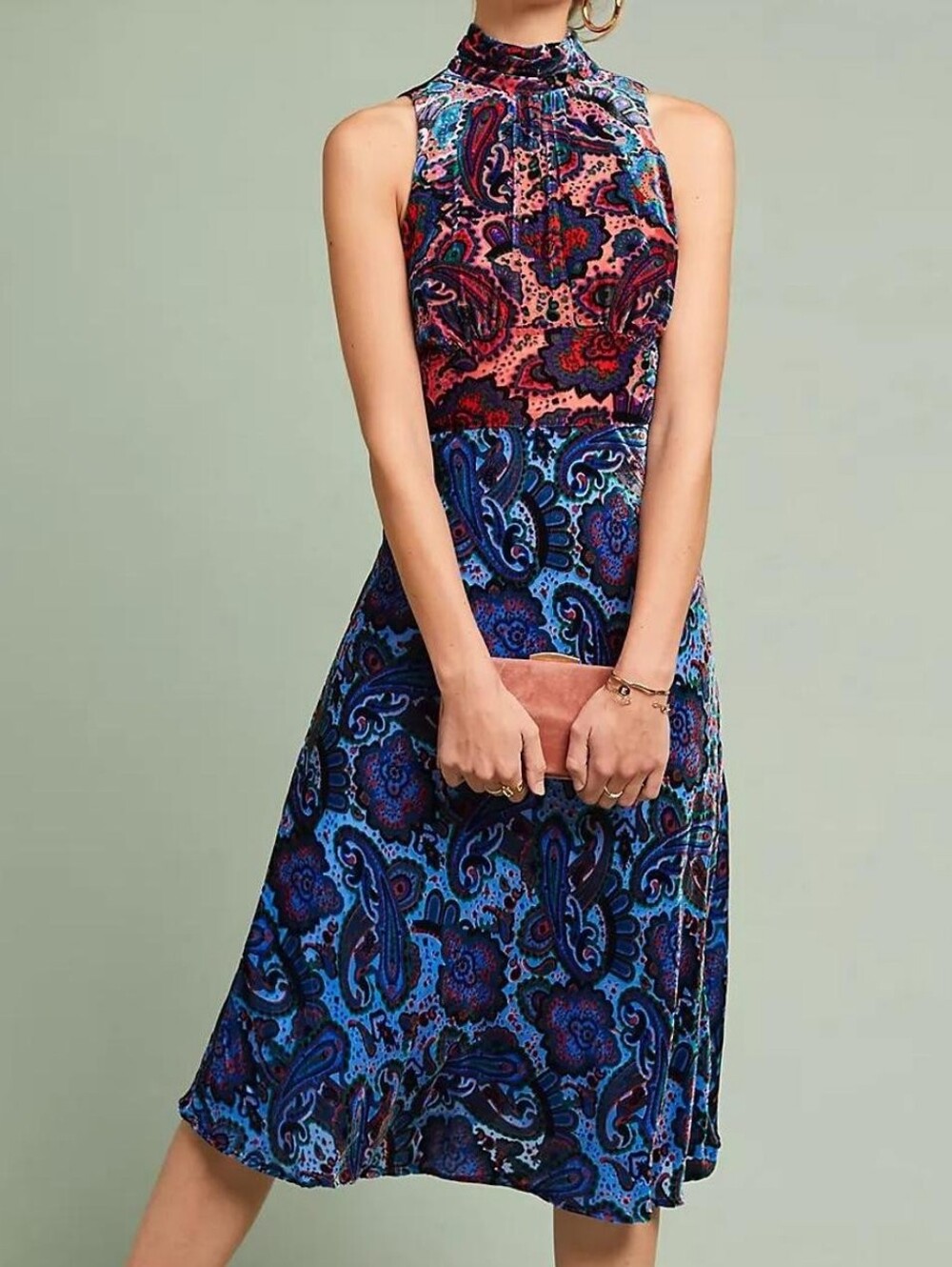 Anthropology Moulinette Soeurs Rumie Velvet Dress, 6